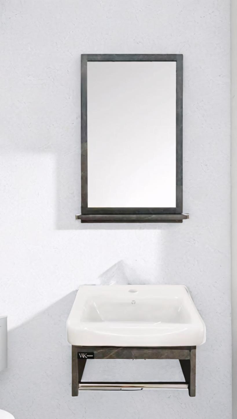 Hand Wash Cabinet Basin with mirror. 430x360. (Small)