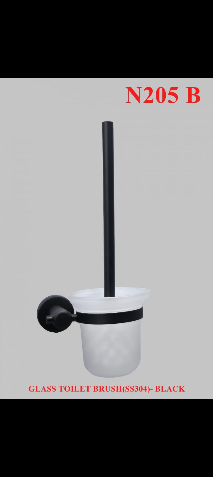 Glass Toilet brush. Back