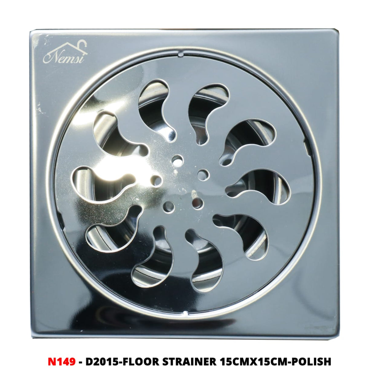 Floor Strainer. 15x15 Polished.