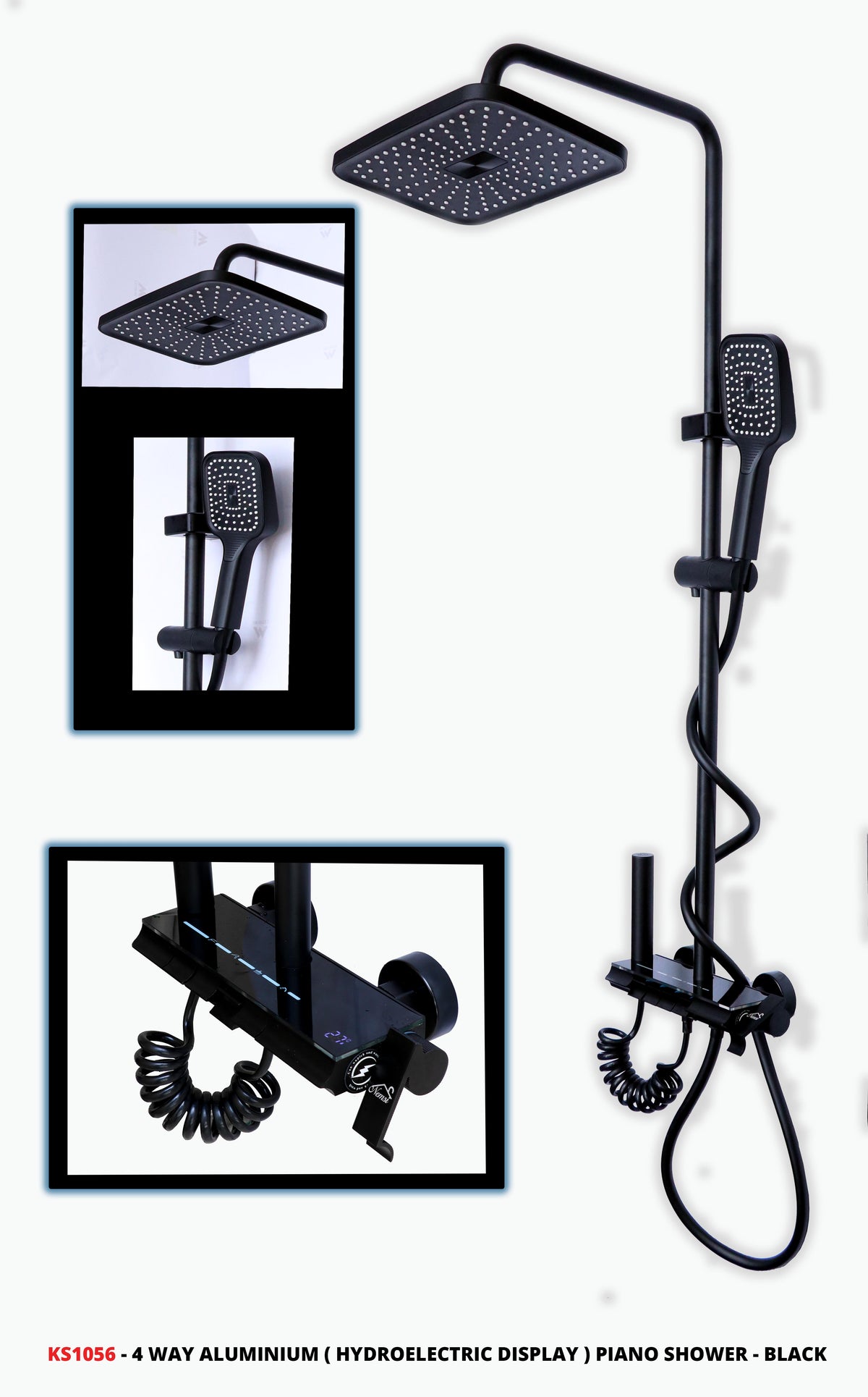 4 Way Piano Shower Set.