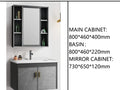 Hand Wash Cabinet Basin, with sliding Mirror. (Large size)