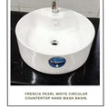Worktop hand wash basin. Round