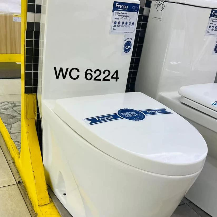 WC 6224 Frencia toilet. Curved body.