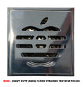 Heavy duty Floor Strainer. Polished. 15x15