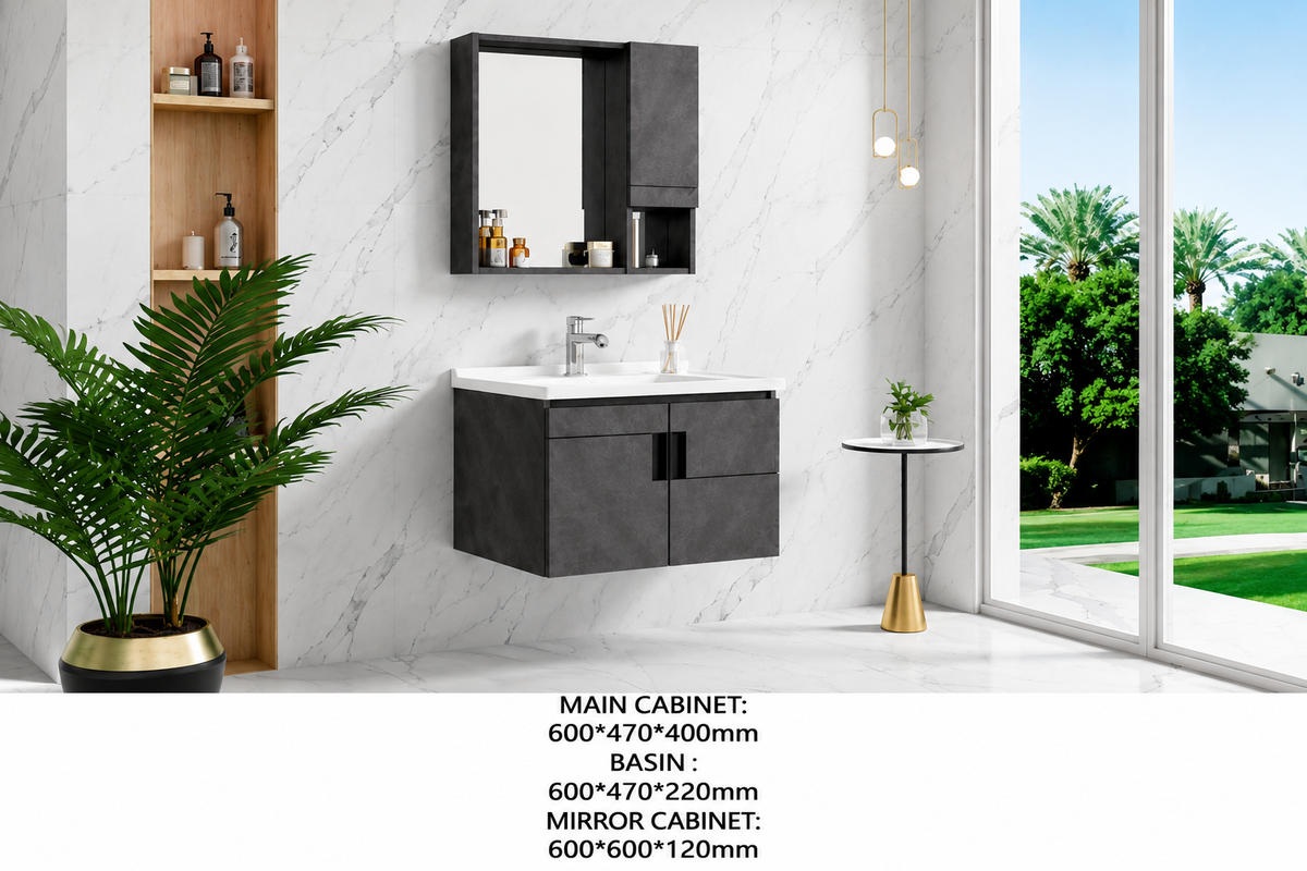 Wash Hand Cabinet Basin with mirror. (Medium size)